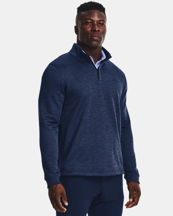 Men's UA Storm SweaterFleece ¼ Zip, Navy, pdpMainDesktop image number 1